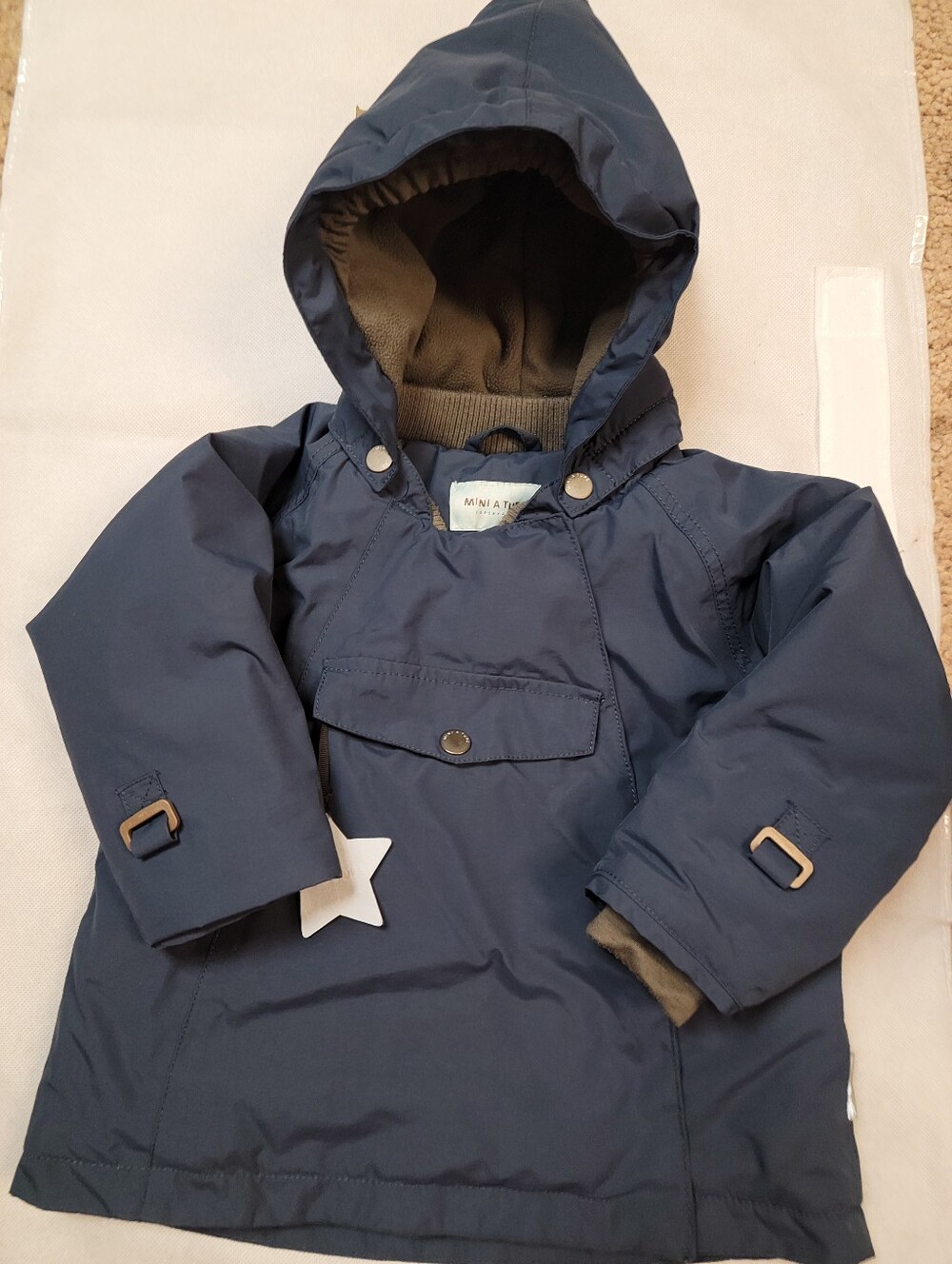 Mini A Ture Matwang Blue Softshell Jacket 18m